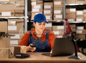 Clothing warehouse operative